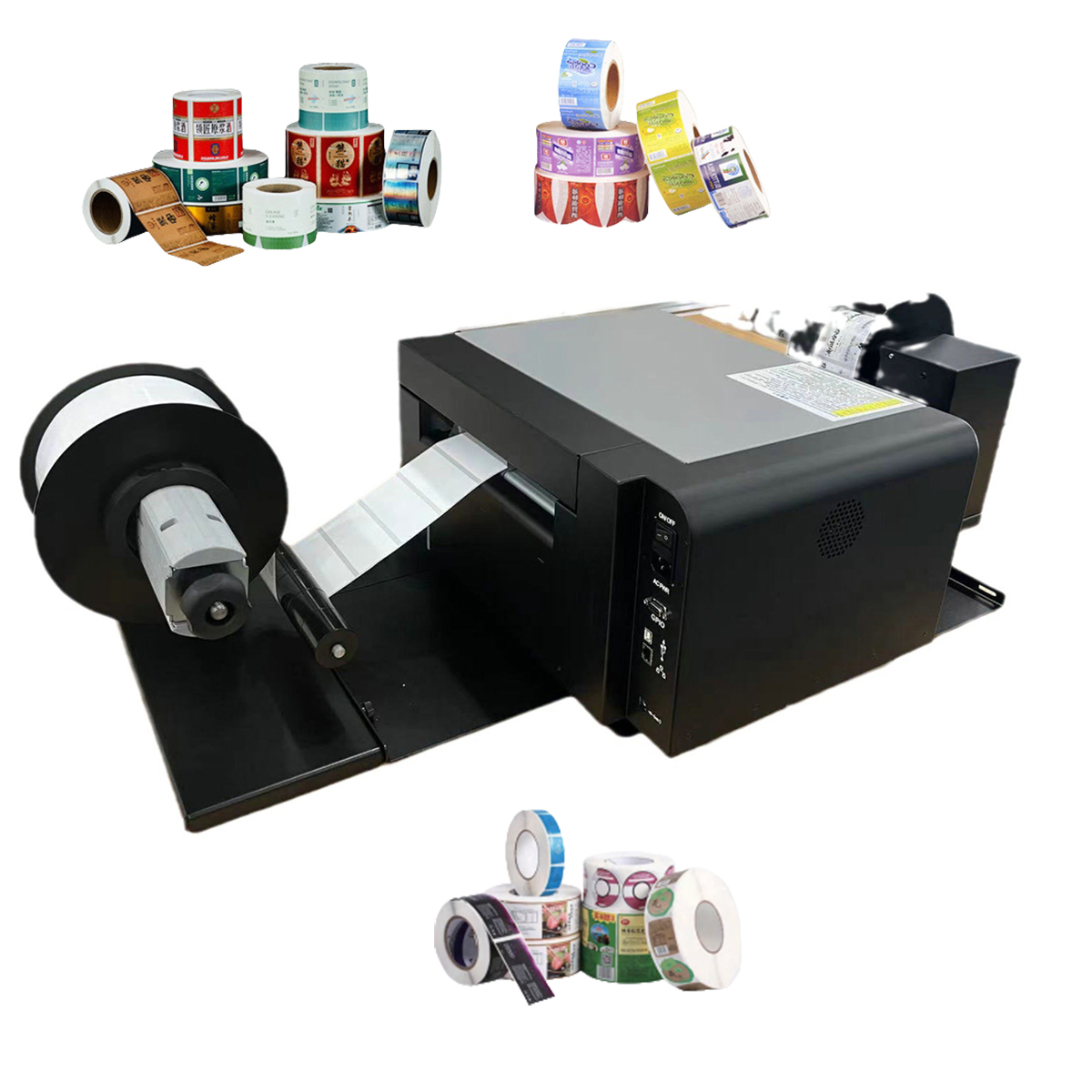 Commercial Digital Printing Machine - Рулонный цифровой струйный принтер для цветной