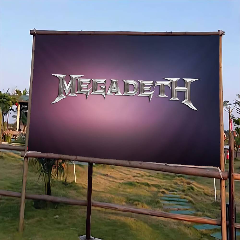 Commercial Printing Company - Рок-метал-группа M-Megadeth, флаг с передовой печатью