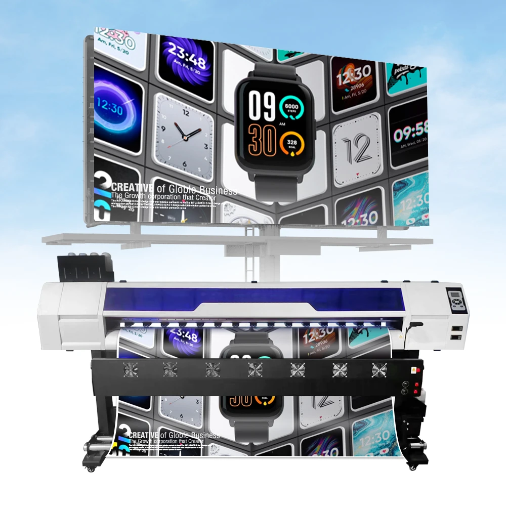 Широкоформатный цифровой экосо – обзор и цена Commercial Digital Printing Machine
